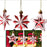 Christmas Tree Polygonal Star Decoration Star Shape Xmas Hanging Ornament - 5-pointed Star / 5Pcs - 6