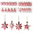 Christmas Tree Polygonal Star Decoration Star Shape Xmas Hanging Ornament - 5-pointed Star / 5Pcs - 7