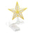 15cm Warm White LED Light Star Shape Christmas Tree Topper Xmas Tree Top Decoration - 1
