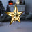 15cm Warm White LED Light Star Shape Christmas Tree Topper Xmas Tree Top Decoration - 7