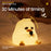 A017 Dark Circle Duck Silicone Night Light Three Brightness Adjustment Bedside Lamp - 4
