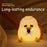 A017 Dark Circle Duck Silicone Night Light Three Brightness Adjustment Bedside Lamp - 5