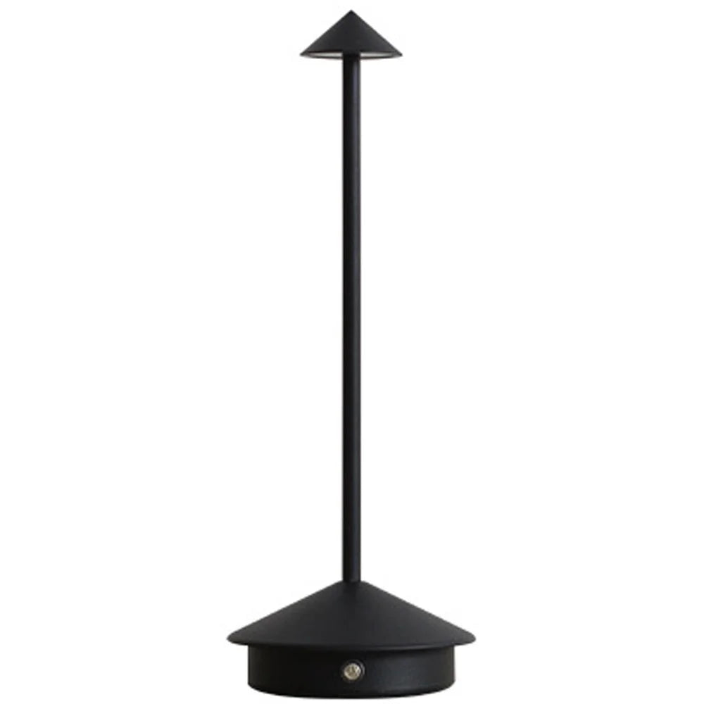 Creative Mushroom Metal Restaurant Home Atmosphere LED Night Light Decorative Table Lamp - Black - 1