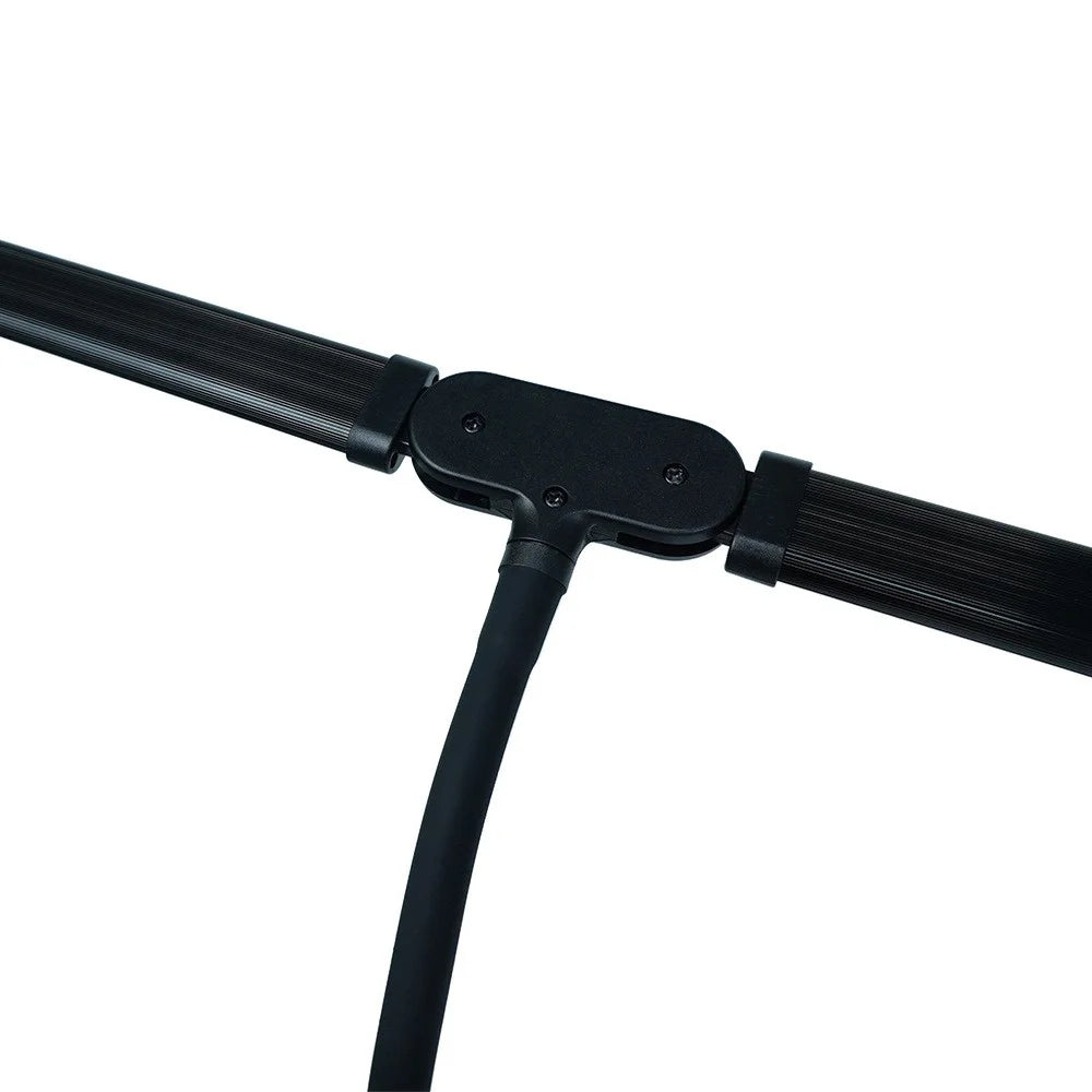 USB Powered Dual Head Reading Light Clip-On LED Desk Lamp with Adjustable Gooseneck - 7