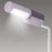 GIVELONG Home Dormitory LED Desk Lamp Rechargeable Eye Protection Night Light - Purple - 3