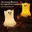 Silicone Night Light Halloween Ghost-Shaped Bedside Touch Lamp for Room Decor - 2