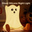 Silicone Night Light Halloween Ghost-Shaped Bedside Touch Lamp for Room Decor - 3