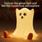Silicone Night Light Halloween Ghost-Shaped Bedside Touch Lamp for Room Decor - 6