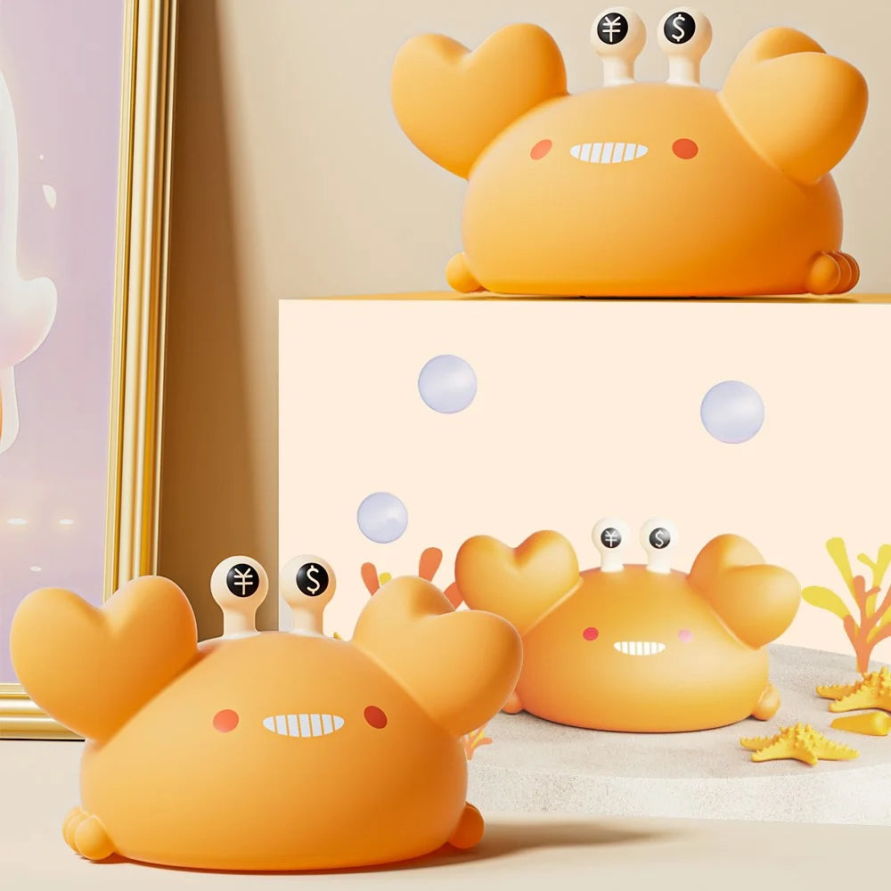 Silicone Night Light Crab-Shaped Bedside Touch Lamp for Room Decor (CE, FCC, ROHS, CPC Certified) - 7