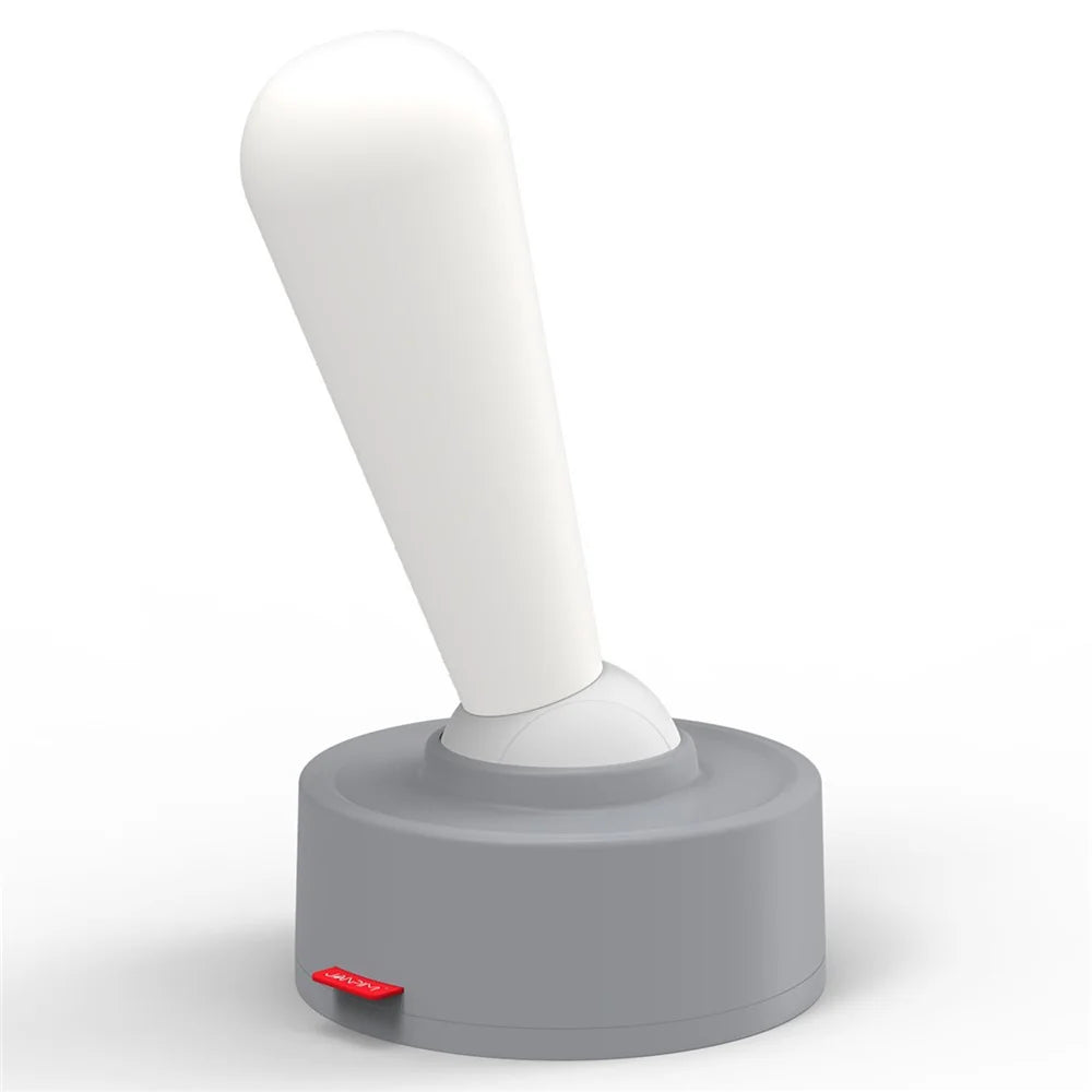 Simple Toggle Lever Switch Small Night Light Creative Corridor Desktop Bedside Lamp - Grey - 1