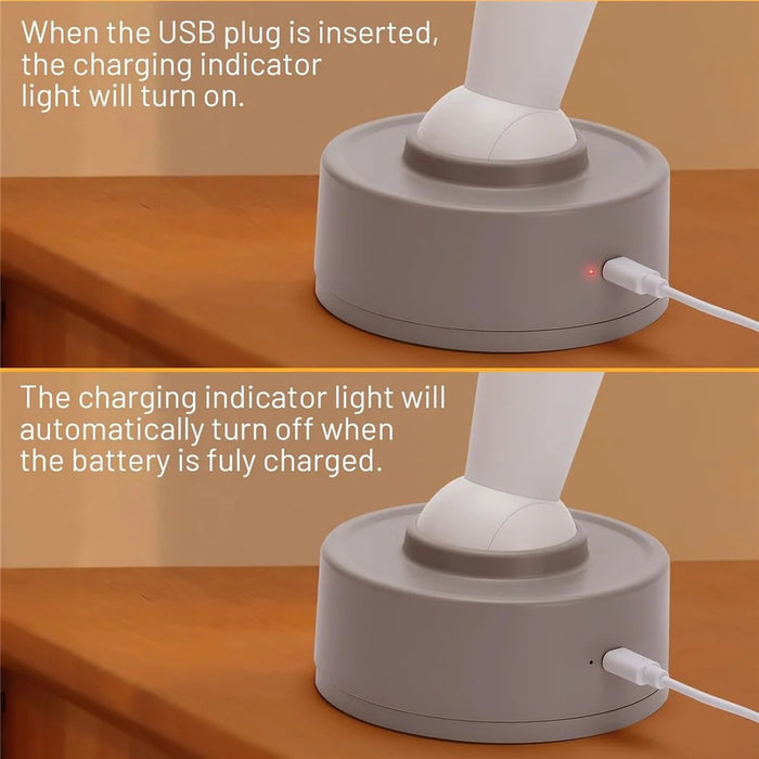 Simple Toggle Lever Switch Small Night Light Creative Corridor Desktop Bedside Lamp - Grey - 3