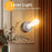 Simple Toggle Lever Switch Small Night Light Creative Corridor Desktop Bedside Lamp - Grey - 6