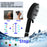 Water Saving 10 Modes Handheld Filter Shower Head with Stainless Steel Hose + Bracket, Matte Black - 6