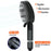 Water Saving 10 Modes Handheld Filter Shower Head with Stainless Steel Hose, Matte Black - 3