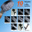 Water Saving 10 Modes Handheld Filter Shower Head with Stainless Steel Hose, Matte Black - 7