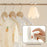 Cartoon Folded Ear Rabbit ABS+Silicone LED Night Lamp Rechargeable Bedside Tap Light Home Decor - 4