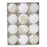 12PCS Christmas Decorations 6cm Boxed Electroplated Flocked Christmas Ball Set Christmas Tree Pendants - 1