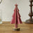 Mini Wooden Christmas Tree Home Sesktop Small Ornaments Simulated Tree Window Scene Layout - Pink - 2