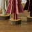 Mini Wooden Christmas Tree Home Sesktop Small Ornaments Simulated Tree Window Scene Layout - Pink - 4
