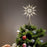 Christmas Tree Topper Glitter Snowflake Christmas Toppers Star Tree Top Ornament Decorations - Style B - 2