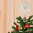 Christmas Tree Topper Glitter Snowflake Christmas Toppers Star Tree Top Ornament Decorations - Style B - 3