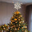 Christmas Tree Topper Glitter Snowflake Christmas Toppers Star Tree Top Ornament Decorations - Style B - 5