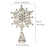 Christmas Tree Topper Glitter Snowflake Christmas Toppers Star Tree Top Ornament Decorations - Style B - 7