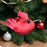 2Pcs Cardinal Clip On Christmas Tree Ornaments Artificial Red Birds Ornament for DIY Christmas Tree - HN-TF22207 - 5