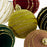 4Pcs 6cm Electroplated Flocking Christmas Ball Reusable Xmas Tree Hanging Ornament - Style A+Black - 2