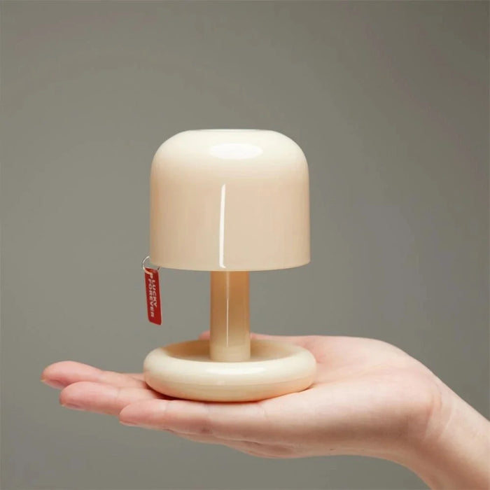 QV-10 Mini Rechargeable PC LED Table Lamp Smart Sensor Bedside Sunset Night Light for Bedroom - 6