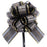 10Pcs 6 Inch Large Pull Bows Organza DIY Christmas Birthday Gift Packaging Wedding Party Decor - Black - 1