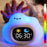 JL-820 Cartoon Cloud Shape White Noise Alarm Clock Sleep Bedside Lamp Tap Control Night Light - 5