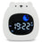 JL-827 Little Bear Shape White Noise Alarm Clock Sleep Bedside Lamp Tap Control Night Light - 1