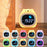 JL-827 Little Bear Shape White Noise Alarm Clock Sleep Bedside Lamp Tap Control Night Light - 3