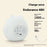 JL-825 Cartoon Owl Shape White Noise Alarm Clock Sleep Bedside Lamp Tap Control Night Light - 4