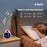 JL-824 Cartoon Dog Shape White Noise Alarm Clock Sleep Bedside Lamp Tap Control Night Light - 2