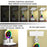Touch 3 Modes LED Eye Protection Desk Lamp Clock Fan Pen Holder Desk Lamp, USB Cable Powered - 3