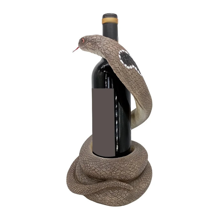 Halloween Red Wine Rack Snake Wine Bottle Holder for Home Table Decor Wine Cabinet Display - 5