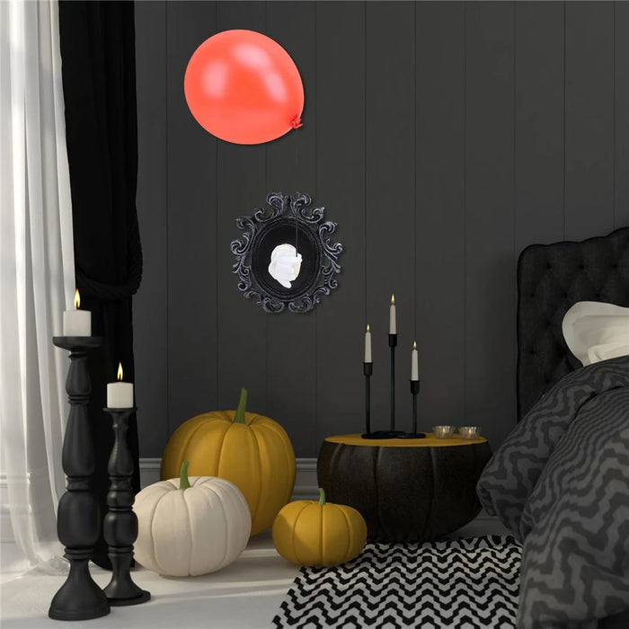 Gothic Resin Wall Art Decoration Ornament 3D Hand Red Ballon Wall Aesthetic Statue - 3