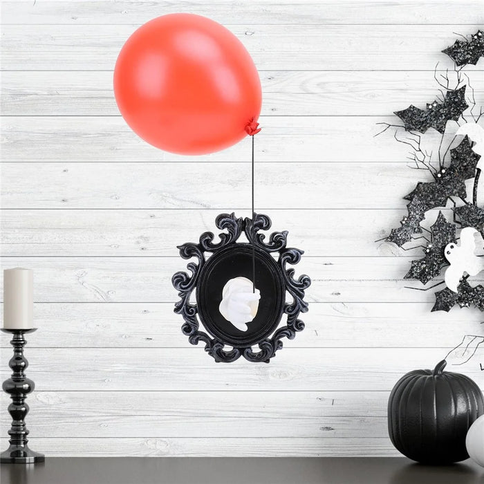 Gothic Resin Wall Art Decoration Ornament 3D Hand Red Ballon Wall Aesthetic Statue - 5