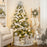 6Pcs / Set 10cm Christmas Ball Foam + Plastic Xmas Tree Decoration Holiday Hanging Ornament - White - 5