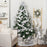 12Pcs / Set 8cm Christmas Ball Foam + Plastic Xmas Tree Decoration Holiday Hanging Ornament - White - 4