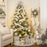 12Pcs / Set 8cm Christmas Ball Foam + Plastic Xmas Tree Decoration Holiday Hanging Ornament - White - 5