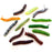12Pcs Halloween Caterpillar Hair Clips  3D Bug Hair Clip Party Hair Accessories Fun - 1