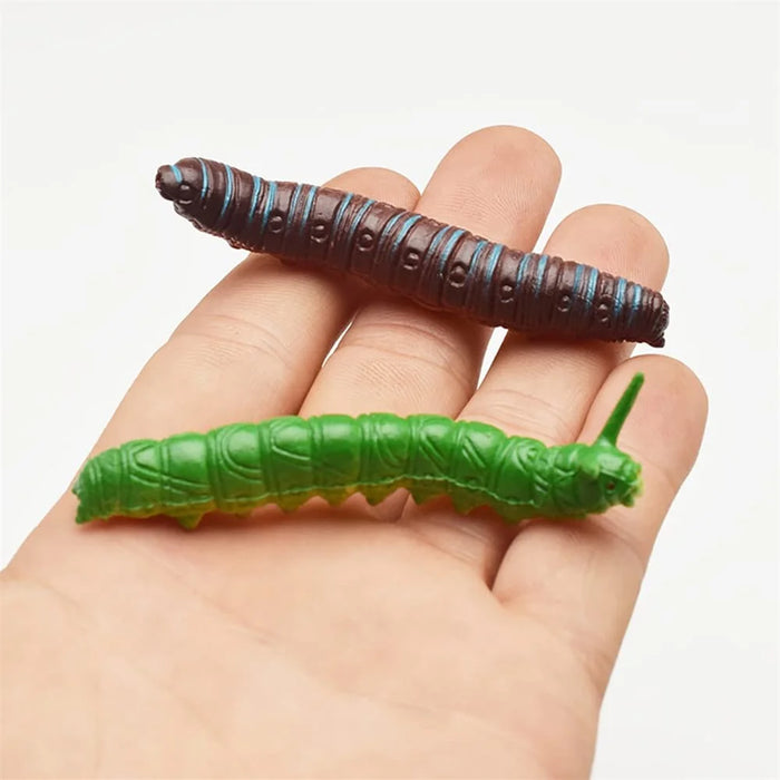12Pcs Halloween Caterpillar Hair Clips  3D Bug Hair Clip Party Hair Accessories Fun - 4