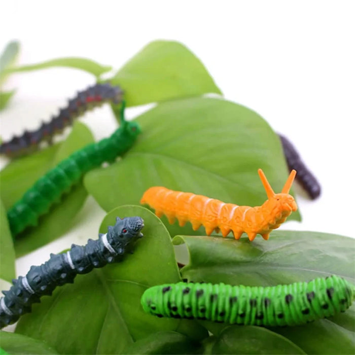 12Pcs Halloween Caterpillar Hair Clips  3D Bug Hair Clip Party Hair Accessories Fun - 5