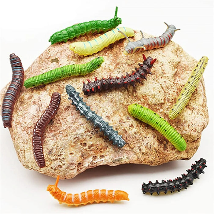 12Pcs Halloween Caterpillar Hair Clips  3D Bug Hair Clip Party Hair Accessories Fun - 6