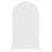6FT 80x180cm U-Shape Backdrop Arch Frame Stand Elastic Cover for Wedding Ceremony Birthday Party - White - 1