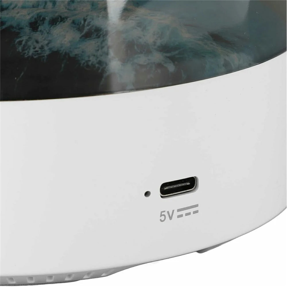 Rechargeable Moon Night Light Dimmable LED Bedside Lamp Soft Eye Caring with Color Changing - 7