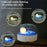 Rechargeable Moon Night Light Music Bluetooth-compatible Speaker Lamp Dimmable Soft Eye Caring Night Lamp - 4
